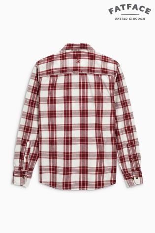 Fat Face Bristol Red/White Check Shirt